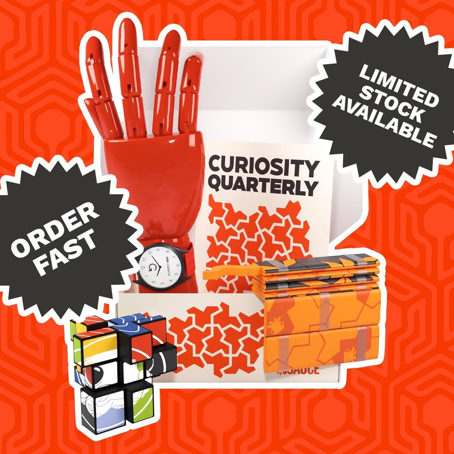 Curiosity Box. 4 sets subscription. Ages 12+