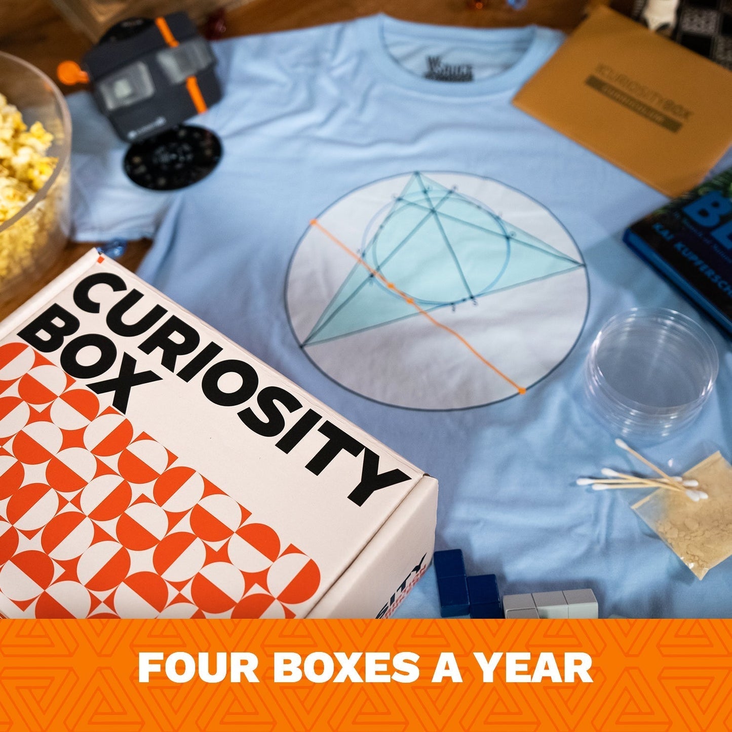 Curiosity Box. 4 sets subscription. Ages 12+